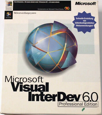 RARITÄT - Microsoft Visual InterDev 6.0 Professional - Windows - Deutsch - Bild 1 von 4