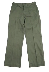 Boy Scouts Men's Size 33 Pants Green Uniform Scouting Hiking Camping Vintage BSA - Picture 1 of 10
