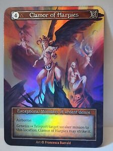 Sorcery Contested Realm - Clamor of Harpies - FOIL * Alpha * N/M Exceptional