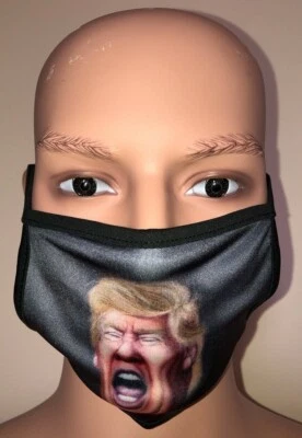 Donald Trump Pack of 4 Novelty Fashion Face Mask - Image 1 of 2
