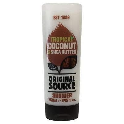 Original Source Tropical Coconut & Shea Butter Duschgel 250ml Flasche - Bild 1 von 2