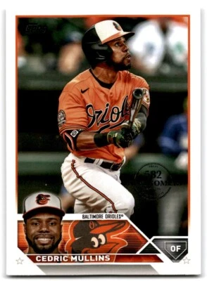 2023 Topps 582 Montgomery Club Cedric Mullins Baltimore Orioles #317 - Image 1 of 2