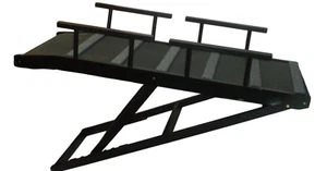 Pet Ramp, 46.5" Long, 6 Adjustable Heights 12.3"- 28", 250lb Max, Black - New - Picture 1 of 11