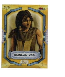 Quinlan Vos 2022 Finest Star Wars Gold Refractor #'d 9/50 - Bild 1 von 1