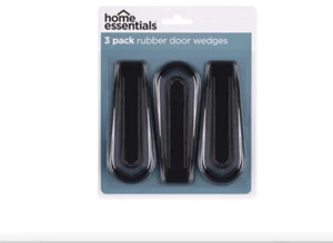 Door Wedge Heavy Duty Rubber door wedge Non-Slip door Jammer, 3pk - Picture 1 of 1
