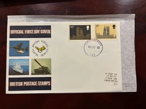 United Kingdom 1973 - 19th Commonwealth Conference FDC stamps Forces Post Office - Picture 1 of 1