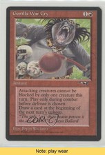 1996 Magic: The Gathering - Alliances Gorilla War Cry #GWCR.1 READ 0d2