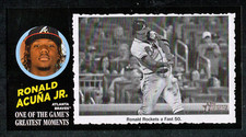2020 Topps Heritage High Greatest Moments Box Topper #23 Ronald Acuna Jr. Braves