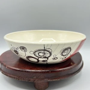 Bella Joy Studio Pottery Bowl Heidi Fahrenbacher Rose Gold Michigan Bubbles 7" - Picture 1 of 11