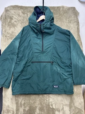 VINTAGE 90s Woolrich Jacket Mens XL Green Nylon Windbreaker Packable Hood - Image 1 of 4