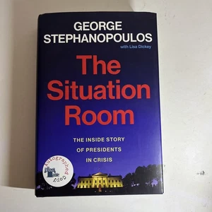 Signed George Stephanopoulos THE SITUATION ROOM First Edition Book HC 2024 - Picture 1 of 6