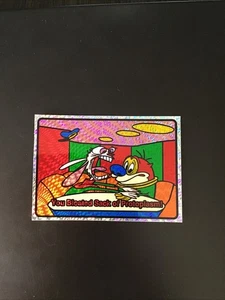 1990er Jahre REN & STIMPY AUTOMATEN PRISMENAUFKLEBER - Bild 1 von 4