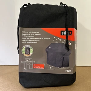 Weber 7108 Grillabdeckung mit Aufbewahrungstasche für Summit 400 Serie Gasgrills Original - Bild 1 von 2