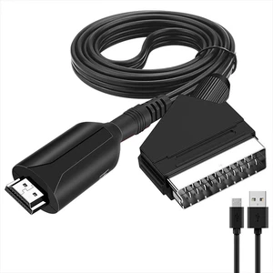 SCART to HDMI Cable Video Adapter SCART to HDMI Converter SCART to HDMI - Picture 1 of 13