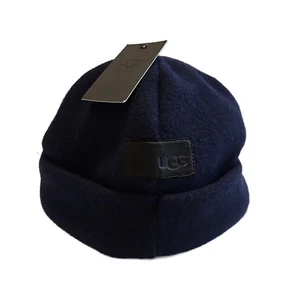 Gorro Ugg de tela ajustado azul marino talla única para hombre  - Imagen 1 de 4