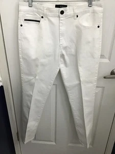 Fried - Denim Herren Stretch Slim Weiß 5 Pocket Jeans Größe 35 X 28 - Bild 1 von 7