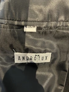 Androtux men's black single-breasted tux 44R 36 pants - Picture 1 of 17