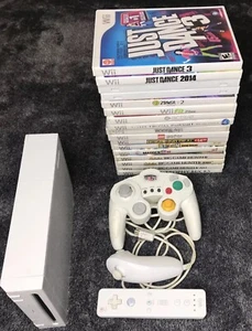 Consola Nintendo Wii Con Mando Nunchuck Sensor Cables 21 Juegos Probados - Imagen 1 de 18