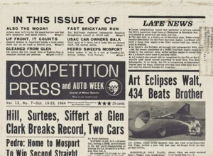 Competition Press~10/23/64~Vol 13 No 7~Arfons~Jones~Petty~Granatelli~Lowther - Picture 1 of 7