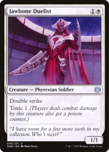 x4 Jawbone Duelist ONE MTG 18/271 POCO COMÚN M/NM 4x - Imagen 1 de 1