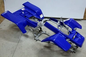 NEW Yamaha Banshee fenders front + rear plastic body 1987-2006 BLUE - Picture 1 of 12