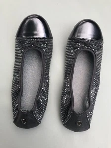 Stuart Weizmann Size 4 Girl Studded Flats - Picture 1 of 6