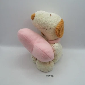 Snoopy Peanuts C3005 Heart laying Plush Universal Studio Japan 8" Toy Doll - Picture 1 of 8