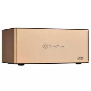 Silverstone TS11G-C 3.5in/2.5in SATA SSD/HDD USB3.1 Gen2 10Gb/s Docking Station - Picture 1 of 5