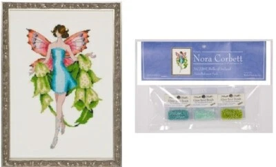 Nora Corbett Mirabilia Cross Stitch PATTERN EMBELLISH PK Bells of Ireland NC226
