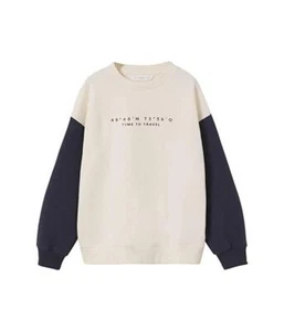 MANGO 297334 Kids Timeto Sweatshirt (Little Kids/Big Kids), 140 cm (9-10 years) - Picture 1 of 2