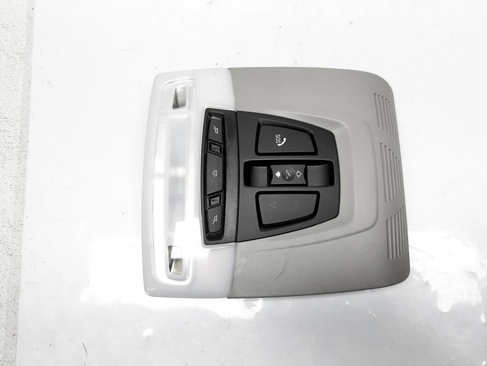 2012-2015 Bmw 335I Front Roof Map Dome Light Lamp Console - Grey 61319321472 - Image 1 of 4