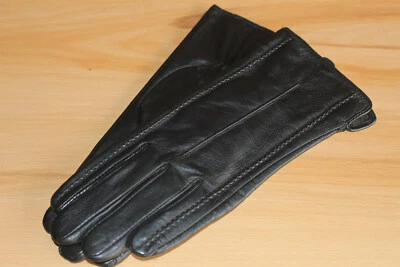 Guantes de Cuero, Piel de Napa , Negro En XL Y Rojo En XXL, Oferta %%% - Imagen 1 de 4