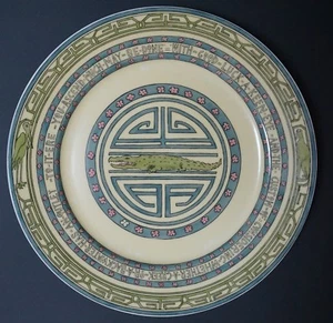 Mary Bacon Jones The Jungle Book Folk Design Plate for Guerin Limoges - E - Picture 1 of 3