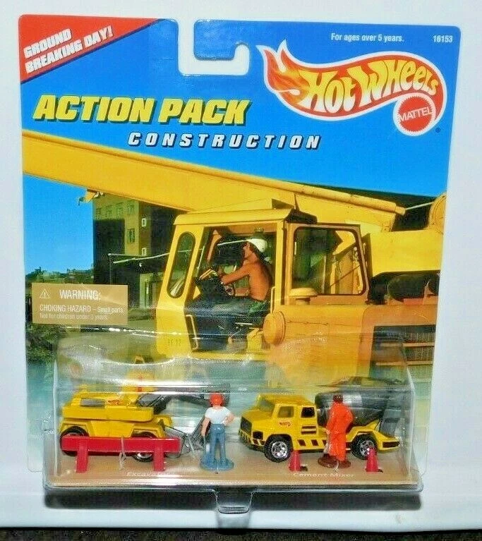 HOT WHEELS CONSTRUCTION ACTION PACK  - Image 1 of 1