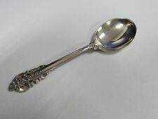 Wallace Grande Baroque Sterling Silver Cream Soup Spoon 6 1/8" No Monogram