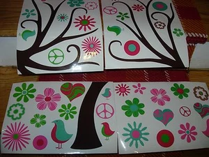 MEMO BOARD W/ MAGNETS-9" X 10"-MAGNETIC DANGLES-9" X 14"--WALL DECAL--#Y25A - Picture 1 of 12