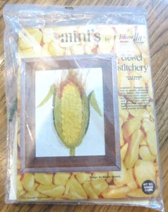 Mini'S By Quinella Cross Stitch 4" X 5" #02686X Corn New Sealed In Plastic - Picture 1 of 2