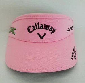 CALLAWAY 2016 Women Golf Visor Pink Apex Epic Odyssey ChromeSoft AdjustableStrap - Picture 1 of 5