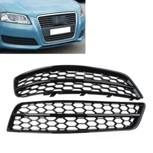 2x Nebelscheinwerfer-Frontgitter ohne Nebelscheinwerferloch Für Audi A3 8P 09-13 - Bild 1 von 11
