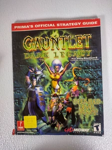 Gauntlet Dark Legacy Playstation 2 PS2 Strategy Guide Player's Hint Book  - Picture 1 of 6