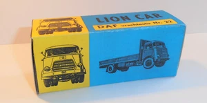 Repro Box Lion Car Nr 22 DAF Vrachtauto con abierto Laadbak - Imagen 1 de 2