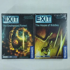 Kosmos Exit The Game - House of Riddles + Enchanted Forest Escape Room Boardgame - Picture 1 of 6