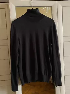MAGLIONE MONCLER MAGLIONE TRICOT CICLISTA MAGLIA COLLO TARTARUGA TAGLIA L - Foto 1 di 9