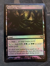 MtG Magic - 1x FOIL Twilight Mire - Eventide - NM-Mint Unplayed!