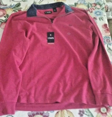 NWT Chaps XL Key Item Pullover in Red - Image 1 of 2
