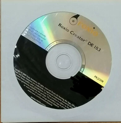 New Roxio Creator DE 10.3 Reinstallation Disc for Dell Computers J250N - Image 1 of 2