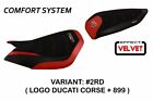 Ducati Panigale 899 Tappezzeria Italia Red Seat cover Anti slip Design