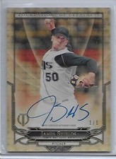2016 Topps Tribute JAMES SHIELDS Superfractor auto Tampa Bay Devil Rays THEN-JS