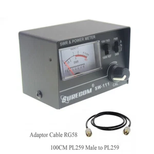 SURECOM SW-111 100 W SWR / miernik mocy do anteny radia cb do testu SWR - Zdjęcie 1 z 8