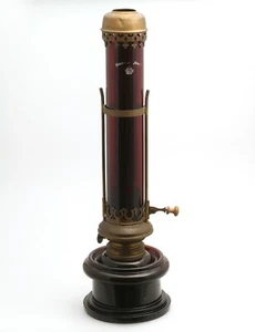 Historische Öl Dunkelkammer Lampe mit Rubinglas - Bild 1 von 6